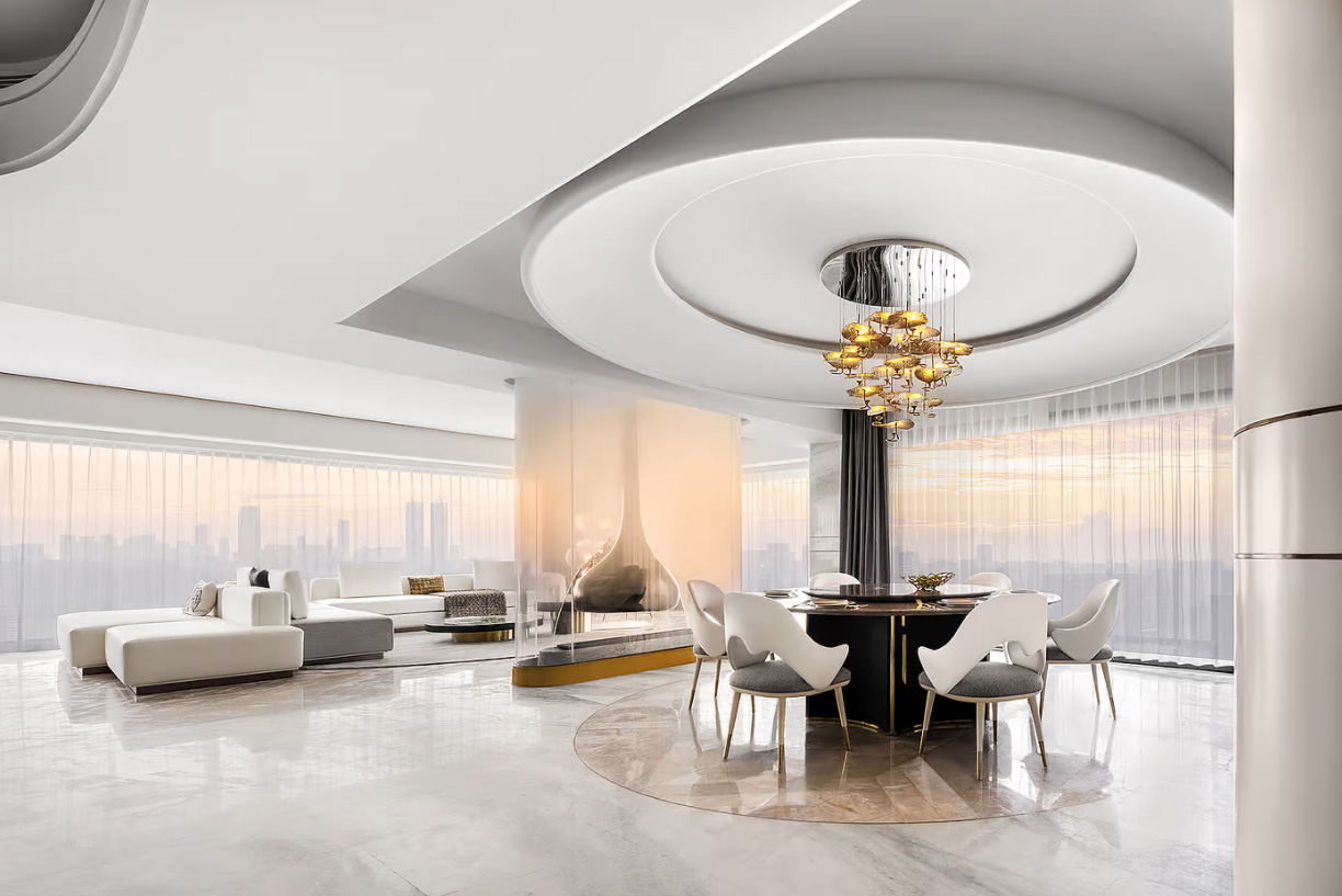 428㎡住宅设计,豪宅设计,顶级大平层设计,大平层设计,超级大平层设计,杭州大平层设计,杭州样板房设计,杭州绿城OPUS ONE顶级大平层,杭州绿城卓越·傲旋城顶层公寓,邱德光设计,邱德光,TK Chu Design