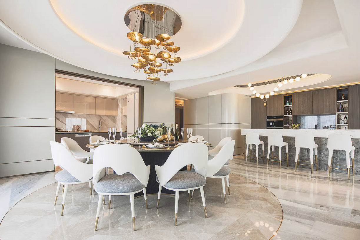 428㎡住宅设计,豪宅设计,顶级大平层设计,大平层设计,超级大平层设计,杭州大平层设计,杭州样板房设计,杭州绿城OPUS ONE顶级大平层,杭州绿城卓越·傲旋城顶层公寓,邱德光设计,邱德光,TK Chu Design